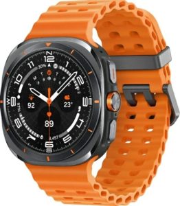 Samsung Galaxy Watch Ultra 티타늄 그레이 + 오렌지 밴드