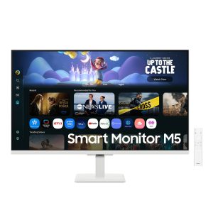 Samsung 스마트모니터 M5 M50F FHD 웜 화이트 (LS32FM503)