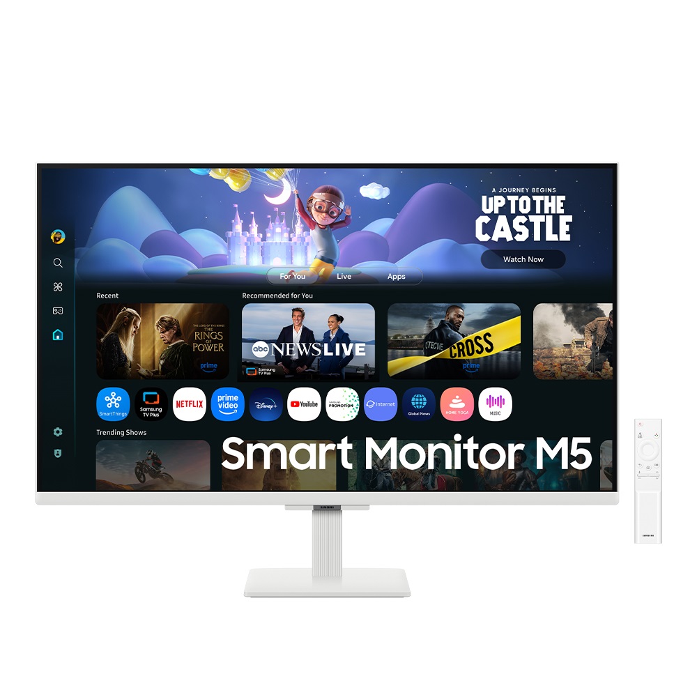 Samsung 스마트모니터 M5 M50F FHD 웜 화이트 (LS32FM503)