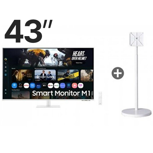 Samsung 4K 스마트모니터 M1 화이트 (LS43FM1E3)